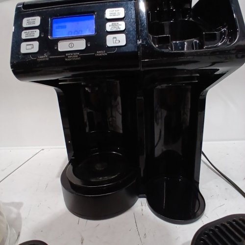 HAMILTON BEACH 3-IN-1 FLEXBREW TRIO COFFEE MAKER - 12 CUP GLASS CARAFE - BLACK (MODEL: 49902C) image 8