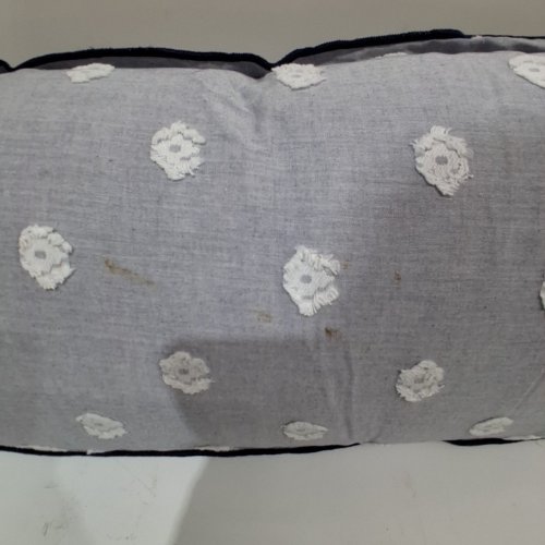 HEARTH & HAND WITH MAGNOLIA LUMBAR THROW PILLOW WITH REMOVABLE COVER - 36" X 14" - WASHED BLUE image 3