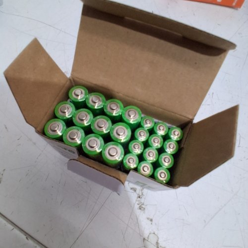 24PC LEPRO ALKALINE BATTERIES - 12PK AA / 12PK AAA - GREEN / WHITE (MODEL : PR130003-24) image 3