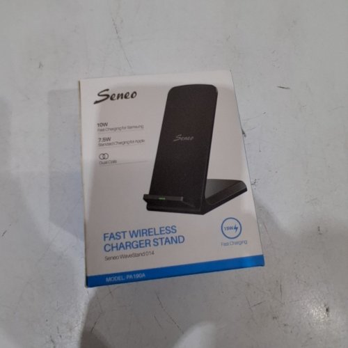 SENEO WAVESTAND WIRELESS FAST CHARGING STAND - 15W - BLACK (MODEL: PA190A) image 4
