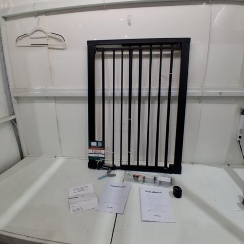 BABELIO EXTRA TALL PRESSURE MOUNTED METAL CHILD SAFETY GATE - 29"-48" X 36" - BLACK (MODEL: CB-M-101) image 2