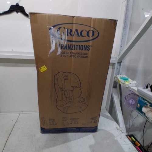 GRACO TRANZITIONS 3-IN-1 HARNESS BOOSTER SEAT - 22-100LBS - PROOF BLACK (MODEL: 2035724) image 8