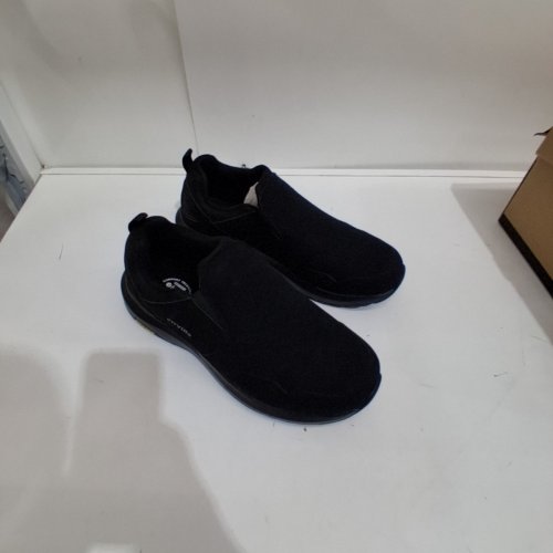 MEN'S FITVILLE EXPLORER OUTDOOR SLIP-ON SHOES - SIZE 12 WIDE - BLACK image 3