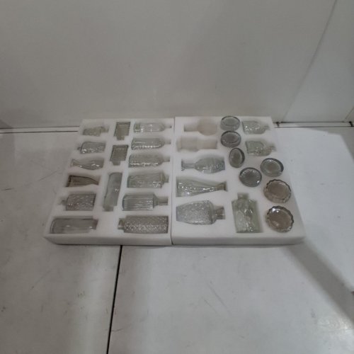 28PC YIRILAN GLASS BUD VASES SET TABLE CENTERPIECES - WHITE image 2