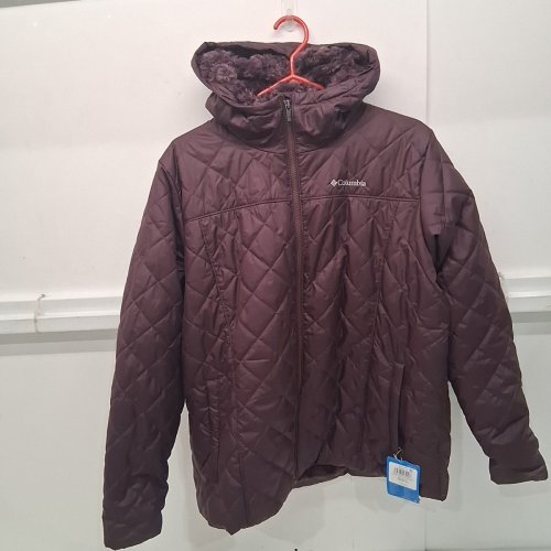 WOMEN'S COLUMBIA COPPER CREST HOODED JACKET - 1X - PURPLE (STYLE: WW1986-607) image 2