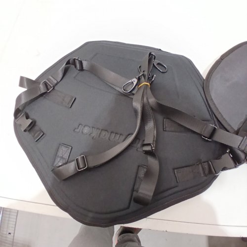 TRYMAKER PADDLE BOARD OR KAYAK SEAT WITH BACK SUPPORT AND WATERPROOF STORAGE BAG - OSFM, 19.7" X 30.7" - BLACK/GREY image 4