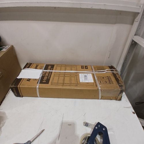 2PK MASTERSPEC 5-TIER METAL STORAGE SHELF - 2000LBS CAPACITY - 60" X 28" X 12" - SILVER (MODEL: MS092-2) image 2