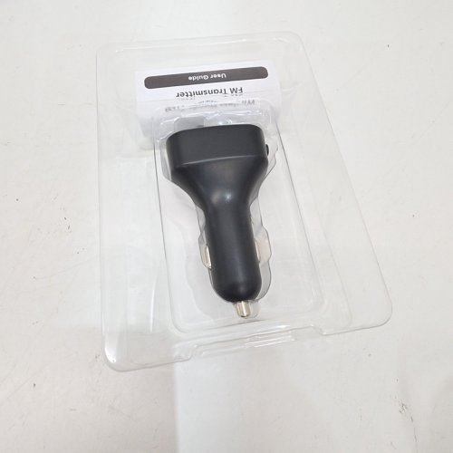 JUST WIRELESS BLUETOOTH FM TRANSMITTER WITH USB-A AND USB-C CHARGING PORTS AND BASS BOOSTER - 30W - BLACK (MODEL: 20088) image 3