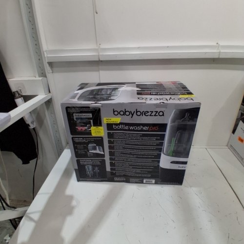 BABY BREZZA BOTTLE WASHER PRO ALL-IN-ONE STERILIZER & DRYER - HOLDS 4 BOTTLES - GREY/WHITE (MODEL: BRZ0103) image 10
