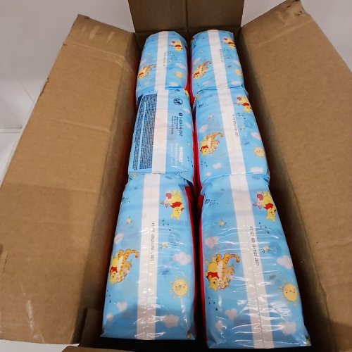 198PK HUGGIES LITTLE SNUGGLERS BABY DIAPERS - SIZE 1 (UP TO 14LBS) - DISNEY WINNIE THE POOH (MODEL: 56308) image 2