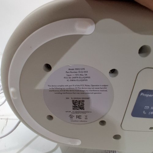 INTUITION ROBOTICS ELLIQ SMART COMPANION ROBOT - WHITE (MODEL: ELLIQ 3.0S) image 4