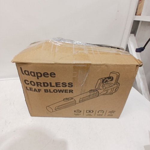 LAAPEE 6-SPEED CORDLESS LEAF BLOWER WITH ACCESSORIES - 220V - BLACK/GREEN - (MODEL: BF868) image 8