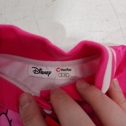 DISNEY MINNIE MOUSE TODDLER JACKET - 3-4Y - PINK AND WHITE image 2