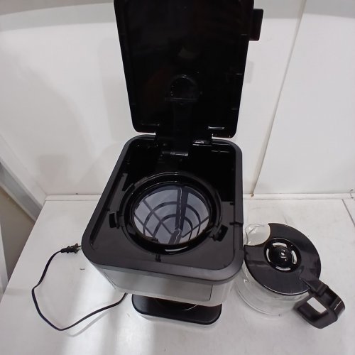 AIRMSEN PROGRAMMABLE DRIP COFFEE MAKER WITH TOUCHSCREEN - 14-CUP - 73OZ TANK - BLACK/STAINLESS STEEL (MODEL: ‎HR-CM306) image 4