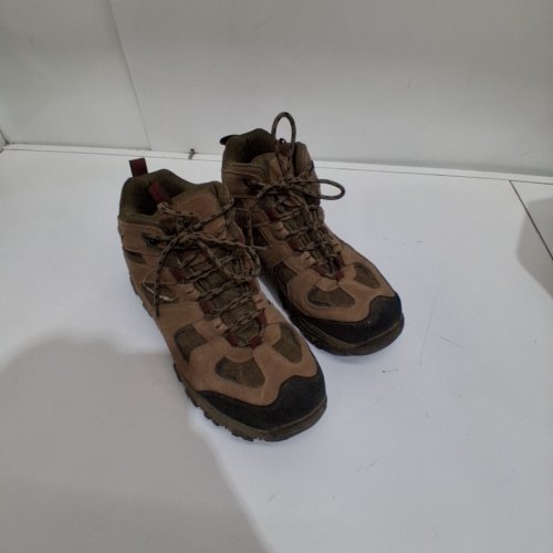 MEN'S BPS REDHEAD SKYLINE LOW WATERPROOF HIKING SHOES- 10.5 -BROWN/BLACK (STYLE: 2471550) image 2