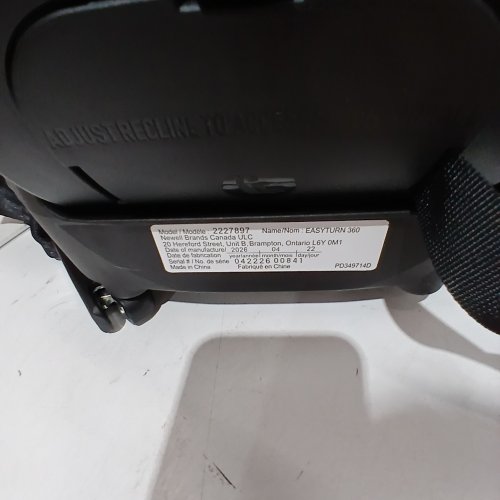 GRACO EASYTURN 360 2-IN-1 CONVERTIBLE CAR SEAT - CYRAN BLACK/GREY (MODEL: 2227897) image 2