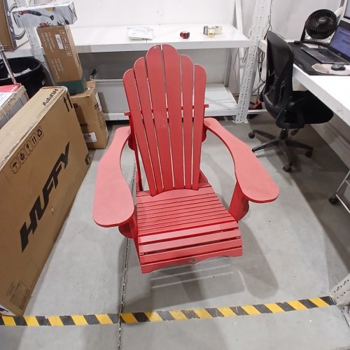 LEISURE LINE CLASSIC ADIRONDACK CHAIR - 33'' X 39'' X 40'' - RED image 2