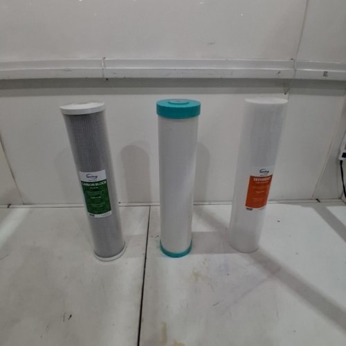 SPRING WHOLE HOUSE WATER FILTER PACK WITH SEDIMENT, CARBON BLOCK, AND IRON & MANGANESE REDUCING CARTRIDGES - FITS WGB32BM (MODEL: F3WGB32BM) image 2