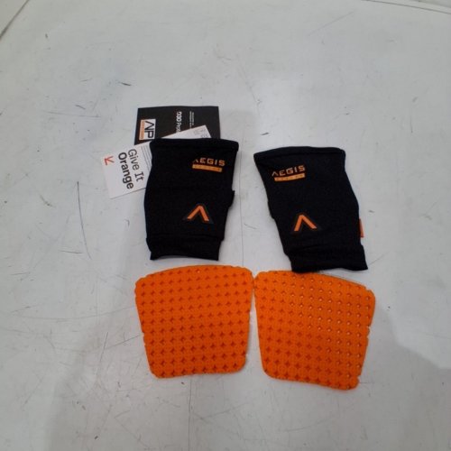 AEGIS BRACER FLEX 360° MULTI-SPORT IMAPCT & CUT RESISTANT WRIST GUARDS - YOUTH/ADULT SMALL - BLACK/ORANGE image 3