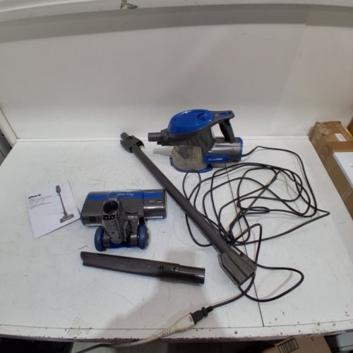SHARK ROCKET PET ULTRA-LIGHT CORDED STICK & HANDHELD VACUUM CLEANER - BLUE & GREY - (MODEL: HV300C-U4) image 3