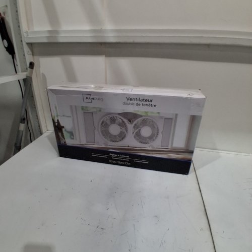 BREEZE BEYOND TWIN WINDOW FAN WITH REMOTE - REVERSIBLE AIRFLOW 9" DUAL WINDOW FAN WITH 3-SPEED - WHITE (MODEL: WF310R-EC) image 4