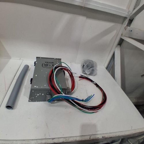 VEVOR MANUAL TRANSFER SWITCH, 30-AMP 6-CIRCUIT, PREWIRED GENERATOR TRANSFER SWITCH KIT WITH NEMA L14-30P POWER INLET BOX, (MODEL:SP-ZH352510(30A-6) image 2