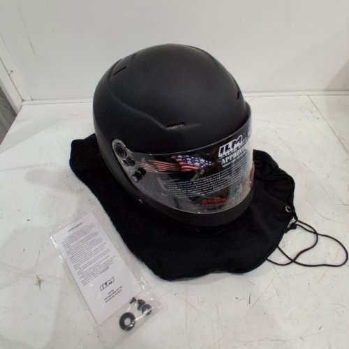 ILM SNELL FULL FACE AUTO CAR RACING HELMET - EXTRA LARGE- MATTE BLACK - (MODEL: ILM-760) image 3