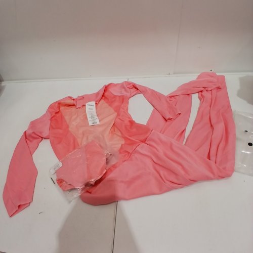 2PC GIRLS RUBIES PIGGY COSTUME - LARGE (10-12) - PINK (STYLE: 1000364) image 2