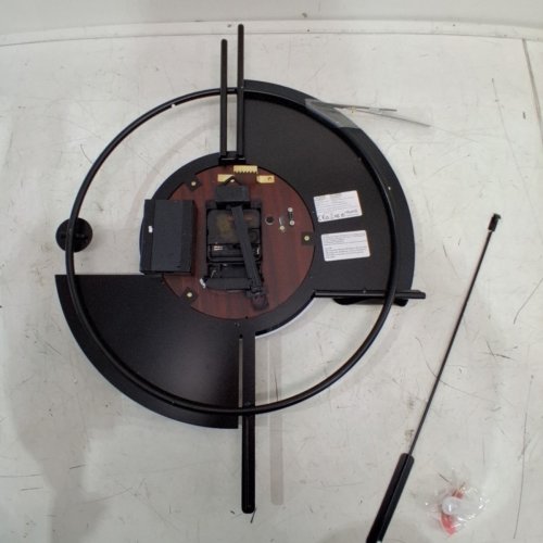 SIN&MI DECORATIVE WALL CLOCK WITH PENDULUM - 16" X 31" - BROWN/GOLD/BLACK image 3