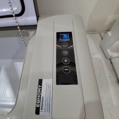 EUHOMY PORTABLE CAR REFRIGERATOR WITH APP CONTROL - 18L - 12V - FROM -4° TO 68°F - BLACK/GREY (MODEL: CFC-18 / CF004-18BL-CAEH) image 2