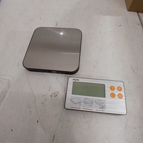 DIYIFE RECHARGEABLE DIGITAL FOOD SCALE - 33 LBS MAX - BLACK & SILVER image 3