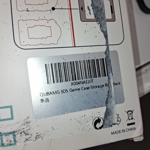 QUBAMG SLIM 3DS GAME CASE HOLDER - 48 SLOTS - BLACK image 2