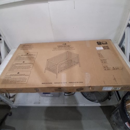 DREAM ON ME SYNERGY 5-IN-1 CONVERTIBLE CRIB - 53" X 39" X 29" - BLACK (MODEL: 657AAA) image 4