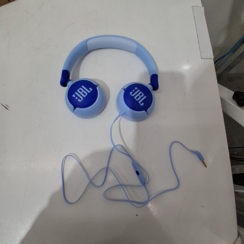 KID'S JBL JUNIOR 320 WIRED HEADPHONES WITH BUILT-IN MICROPHONE - BLUE (MODEL: JUNIOR 320) image 4