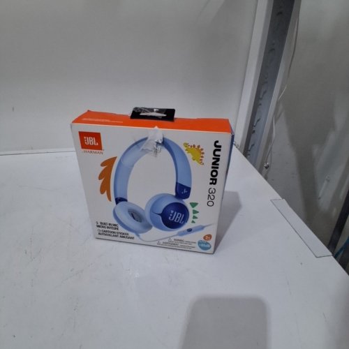 KID'S JBL JUNIOR 320 WIRED HEADPHONES WITH BUILT-IN MICROPHONE - BLUE (MODEL: JUNIOR 320) image 5