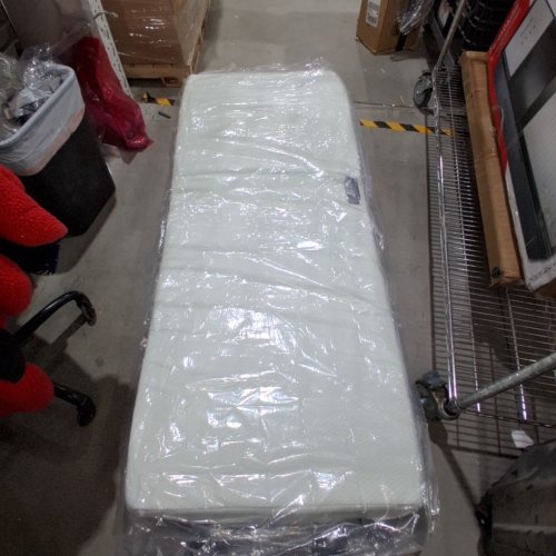 ZINUS MEMORY FOAM BED MATTRESS - NARROW TWIN - 5" - KHAKI (MODEL: AZ-FMS-5N) image 2