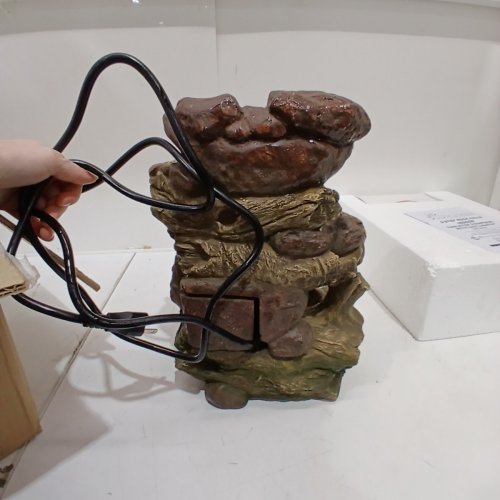 SUNNYDAZE TABLETOP FOUNTAIN WITH LED LIGHTS - 5-STEP ROCK 14" (MODEL: DW-34112) image 5