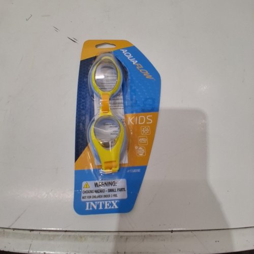 INTEX KIDS JUNIOR SWIM GOGGLES - OSFM - YELLOW AND BLUE (ITEM: #55611E) image 2
