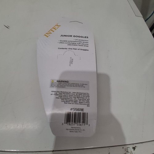 INTEX KIDS JUNIOR SWIM GOGGLES - OSFM - YELLOW AND BLUE (ITEM: #55611E) image 3