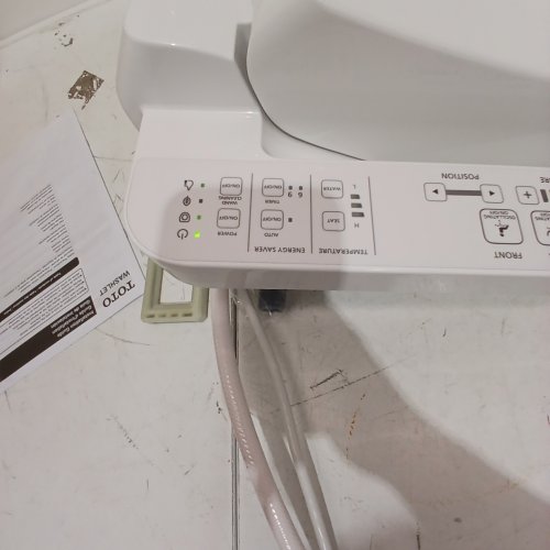 TOTO WASHLET A2 ELECTRONIC BIDET TOILET SEAT WITH HEAT FUNCTIONS & SOFTCLOSE LID - ELONGATED - WHITE (MODEL: SW3004#01) image 2