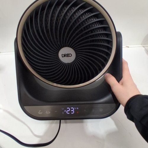 DREO WHOLE ROOM HEATER AND LONG-RANGE CIRCULATOR - 1500W - BLACK (MODEL: DR-HSH034) image 2