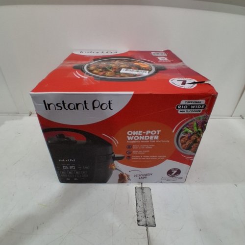 INSTANT POT 7-IN-1-DUO WIDE BASE ELECTRIC PRESSURE COOKER - 7.5QT - BLACK (MODEL: DUPC801BK) image 5
