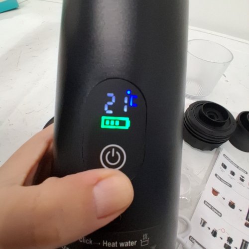 3-IN-1 LED DISPLAY PORTABLE ESPRESSO MACHINE - BLACK image 2
