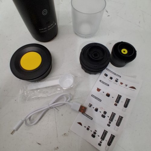 3-IN-1 LED DISPLAY PORTABLE ESPRESSO MACHINE - BLACK image 4