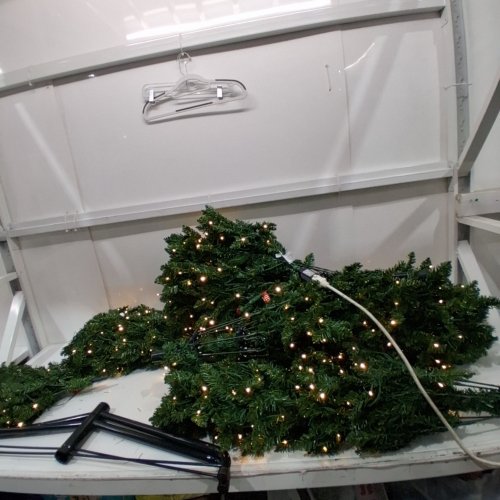 GARVEE PRE-LIT SLIM ARTIFICIAL CHRISTMAS TREE WITH STRAND - 12FT - GREEN (MODEL: PHK_35HHSNJ5) image 2