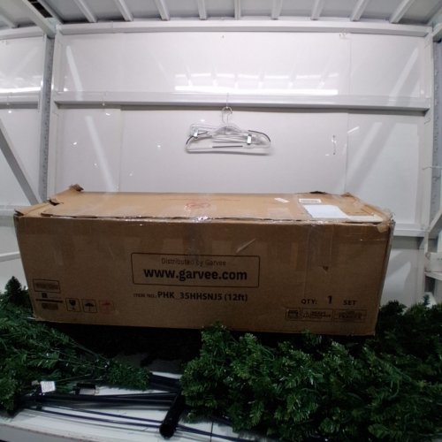 GARVEE PRE-LIT SLIM ARTIFICIAL CHRISTMAS TREE WITH STRAND - 12FT - GREEN (MODEL: PHK_35HHSNJ5) image 4