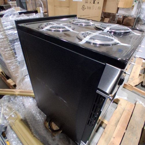 ELEMENT SLIDE-IN COIL STOVE RANGE WITH 4 BURNERS - 24" - 3.7 CU. FT - STAINLESS STEEL / BLACK (MODEL:EECR24MES-CA) image 5