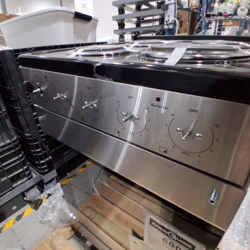 ELEMENT SLIDE-IN COIL STOVE RANGE WITH 4 BURNERS - 24" - 3.7 CU. FT - STAINLESS STEEL / BLACK (MODEL:EECR24MES-CA) image 7