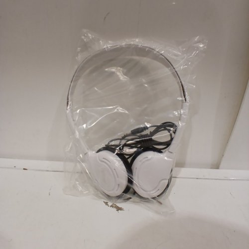 KID'S CN 3.5MM AUX HEADPHONES FOR SCHOOL, CLASSROOM LEARNING, LEARNING TEST - WHITE image 2