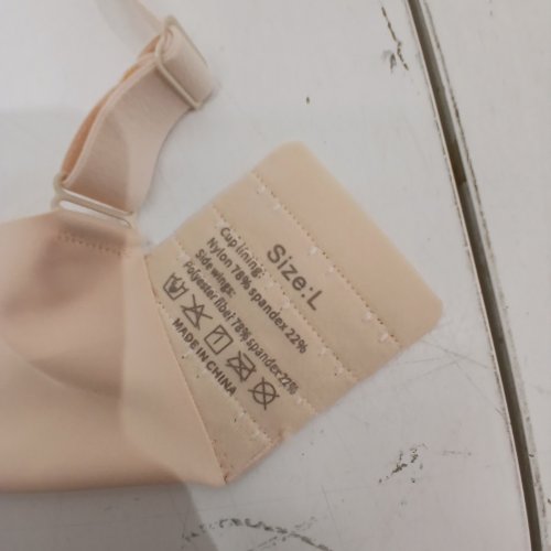 WOMEN'S SEAMLESS PUSH-UP BRA WITH CONTOUR CUPS - 36B, LARGE - BEIGE NUDE image 2